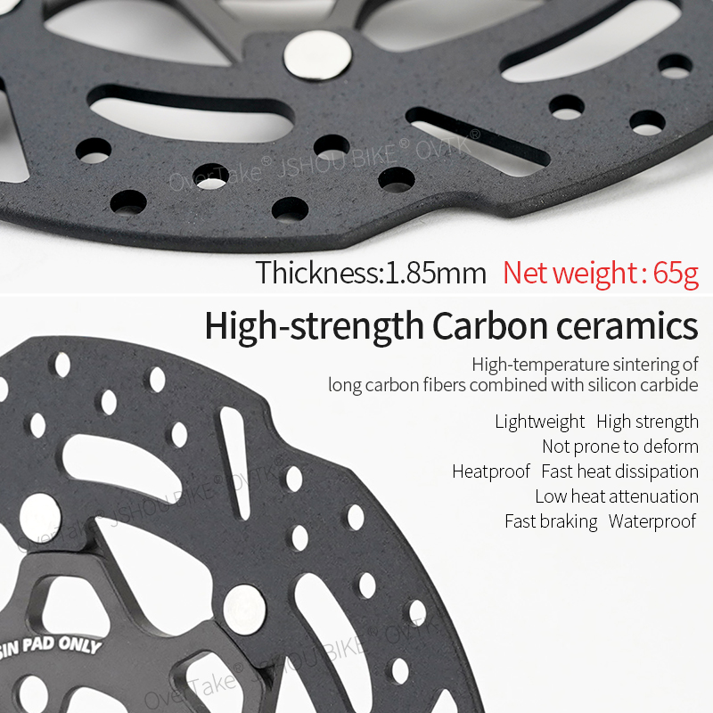 LVZHUN Bike Carbon-Ceramic Rem - Carbon Ceramic Motorcycle Brake Rotor recensie en prijs